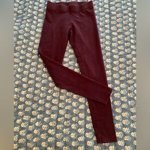 Aerie Maroon Leggings. Size S